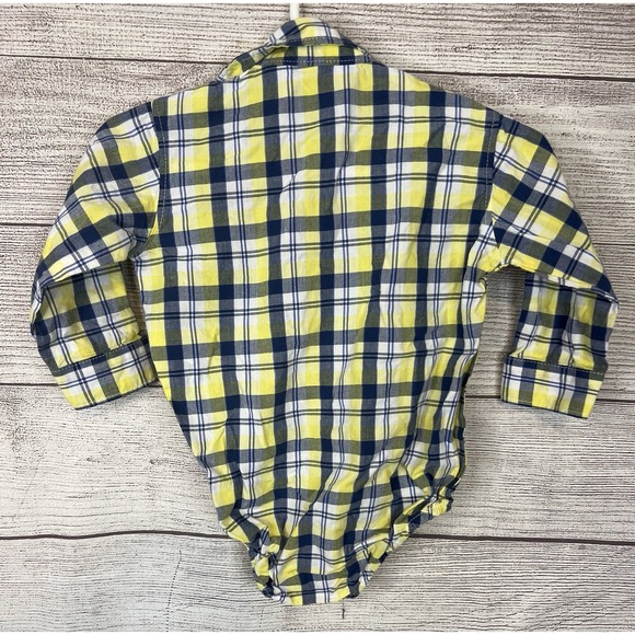 Children's Place  Boys Trousers W/Suspenders & Long Sleeve Shirt Size 3/6 Months - Picture 4 of 9